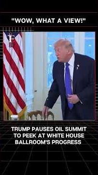 Trump Pauses Oil Executives’ Summit to Check on White House Ballroom's Progress | Firstpost