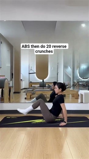 How to Do Ab Exercises Correctly | Plank + Crunches + Stretch #stretch #pilateschair