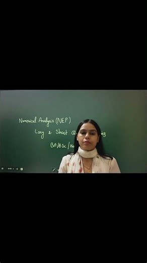 Numerical Analysis NEP - Test Series (Short & Long Questions)
