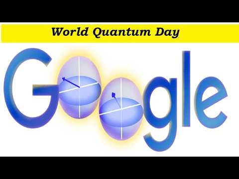 World Quantum Day : World Quantum Day 2026 Google Doodle showcasing Bloch Spheres -quantum computing