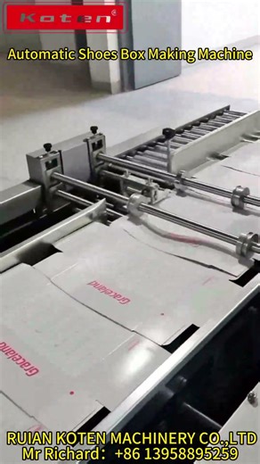 Automatic Shoes Box Making Machine