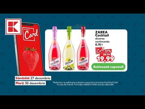 Ofertele Kaufland din 27-30 decembrie: suc de portocale, bere blondă și cocktail #kaufland #catalog