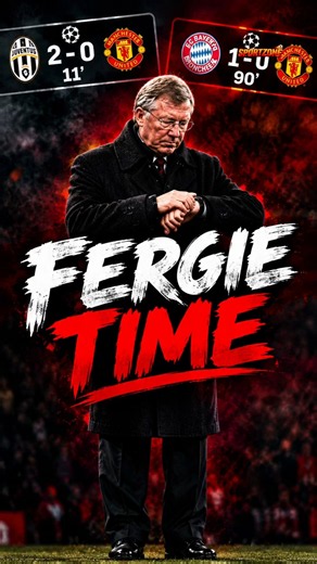 How Fergie Time Became Football Legend! ⏱️⚽ #football #soccer #shorts #manchesterunited #j