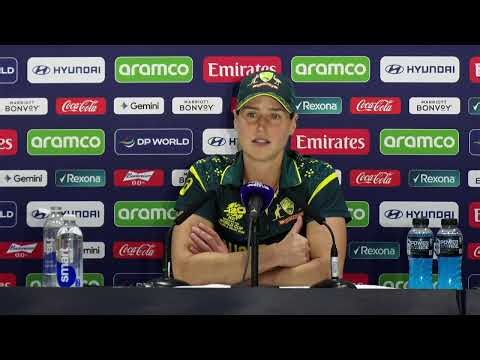 Watch Australia v India #T20WomesWorldCup 2026 Post-Match Media Conference