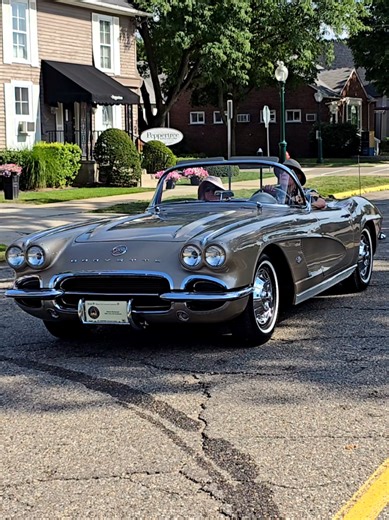 1962 Chevrolet Corvette Classic Car Drive By Engine Sound Rochester MI 2025