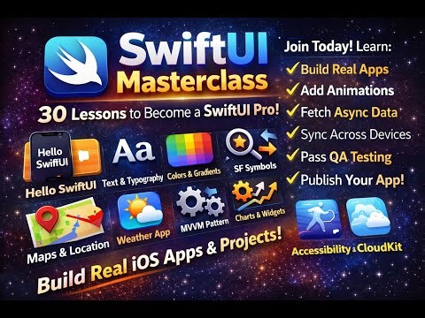 SwiftUI Masterclass: From Hello World to App Store in 47 Minutes