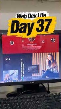 Web Developer Life Day 37 🤏 | First React.js Project, AI vs Real Coding & Frontend Development