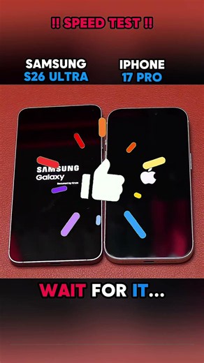 🚀⚡ SAMSUNG S26 ULTRA VS IPHONE 17 PRO SPEED TEST!!