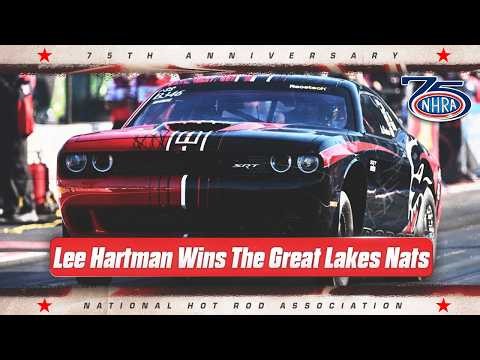 Lee Hartman wins Factory Stock Showdown at the Dodge NHRA Great Lakes Nationals presented by MOPAR
