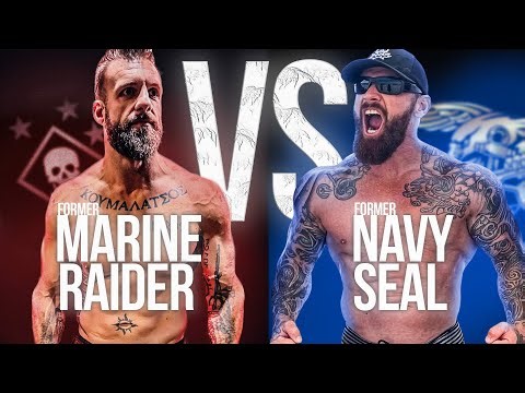 Former Navy Seal vs Former Marine Raider - BJJ