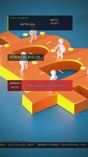 MicroStrategy (MSTR): Down 9.56% To $136.83 — Earnings Miss