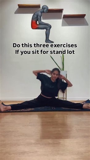 LOW BACK PAIN ? TIGHT HIPS ? If you sit a lot, try these 3 simple exercises. They help release deep tension in your Quadratus Lumborum, Hamstrings, hip flexors.. the muscles that usually get tight and start pulling on your lower back. When these areas open up, your hips and spine finally start moving together again. That means less pressure on your lumbar spine and a back that feels lighter, looser, and more stable. Save this for later 👍🏻 Your lower back will thank you. @yogagirl_anita 🤩 #mob