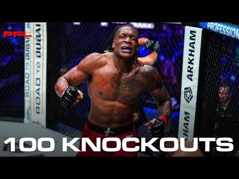 100 INSANE PFL KNOCKOUTS 😡 | BRUTAL KO COMPILATION
