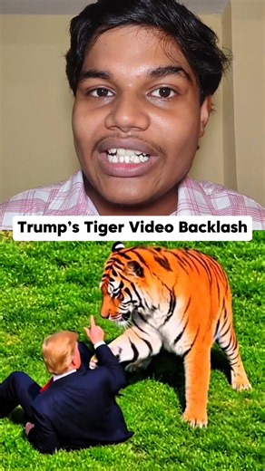 Donald Trump Faces Backlash Over AI Tiger Video After Fatal UK Tiger Attack
