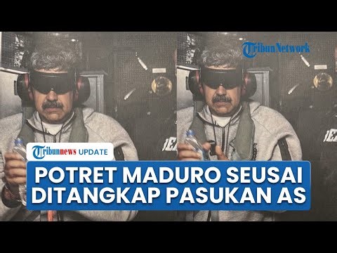 Potret Maduro di Kapal USS Iwo Jiwo seusai Ditangkap Pasukan Elit AS, Mata Ditutup Tangan Diborgol