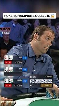 CRAZY ALL IN at WPT Battle of Champions 😓 #poker #casino #pokerhands