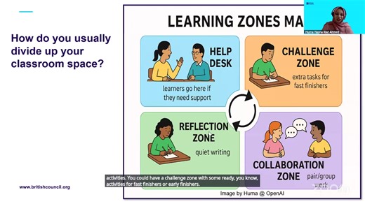 Managing the lesson – a practical introduction In this webinar, two of our TeachingEnglish Facebook tutors, Huma Hasna Riaz Ahmed and Zaineb Shebani, will give an interactive and practical introduction to our theme for January, February and March: Managing the lesson. You will explore different aspects of Managing the lesson, like organisation of the physical classroom, setting up activities effectively, managing pace and timing, and how to maintain positive learner engagement and behaviour. Hum