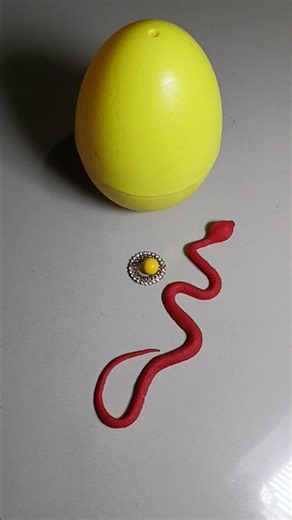 red snake and yellow egg #creepypasta #egg #scary #eggs #horror