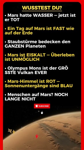 Mars-Geheimnisse, über die NASA NICHT spricht 🔴🔥