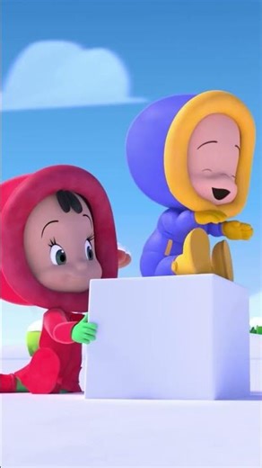 Al parecer Pelusín no conocía a nuestro amiguito Yeti 😅😂 #Cuquin #Caricaturas #Navidad