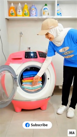 3 in 1 automatic washing machine, wash, dry and fold in one modern washing machine. #usa #businessupdate #SmartWashingMachine #LaundryInnovation #AutomaticLaundry #WashDryFold #NextGenAppliance #HomeAutomation #SmartHomeTechnology #FutureOfLaundry #AllInOneWasher #LaundryTech #InnovativeLiving #ModernHome | Mamak Aisha