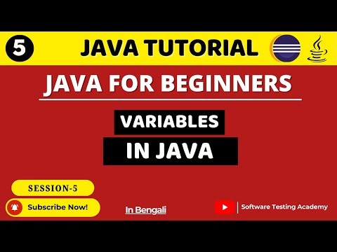 Variables in Java | Local, Instance & Static Variables with Examples | Java Tutorial for Beginners