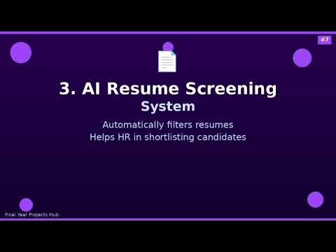 Top 10 AI Projects for Final Year Students | Machine Learning & Deep Learning Projects 2026 🔥
