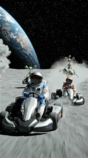 🚀 Moon Mission Turns Mysterious | Aliens Spotted! 👽 #space #science #moon #technology #astronaut #ai