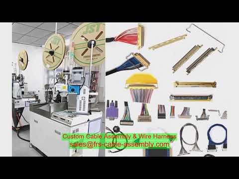 AMR/AGV LVDS GMSL/FPD-Link coax harness | M8 IP69K PUR UL AWM cable assemblies italy