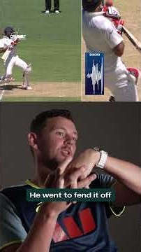 Hazlewood's controversial first Test wicket 👀 #UnplayablePodcast
