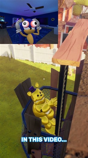 Sonic Plays: Hello Neighbor - FAST Fredbear MOD !!! #sonic #sonicplays #fredbear #helloneighbor