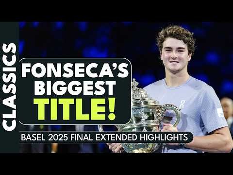 When Joao Fonseca Won His BIGGEST Career Title! 🏆 | Basel 2025 Final Highlights
