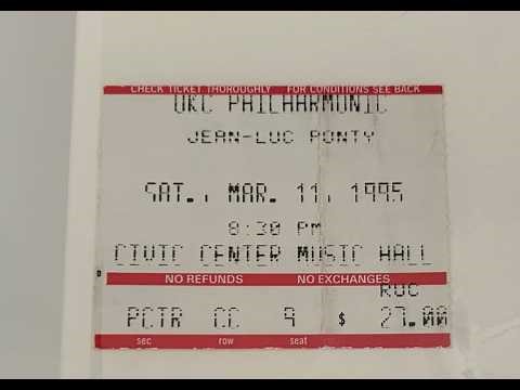 Jean-Luc Ponty - Live at the Civic Center Music Hall - Oklahoma City, OK 03/11/1995