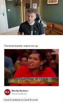 The level of petty i aspire too 😭