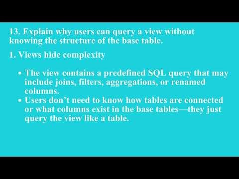 Introduction to VIEWS in SQL: Accessing Specific Data | Q3 Oracle L16 P2 | SMILE ROAD