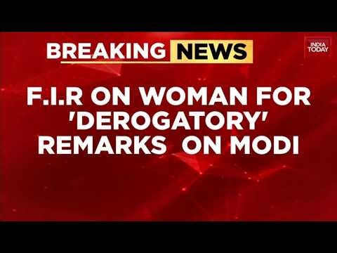 Breaking News: Zero FIR Against Woman Over Alleged Remarks Against PM During Protest | India Today