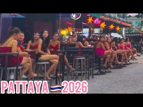 Walking Tour in Pattaya 2026 - Central Streets Travel Vlog [4K]