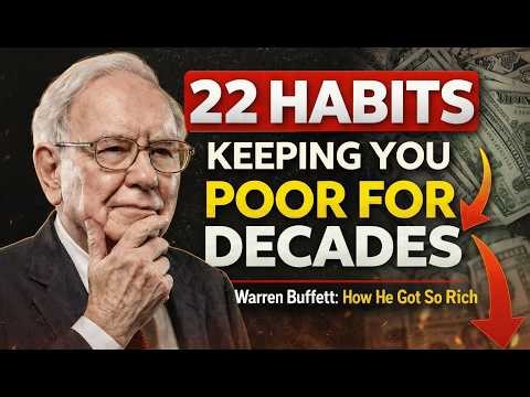 Warren Buffett: The 22 Habits That Keep You Poor for Decades
