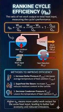Rankine Cycle: Methods to Improve Efficiency