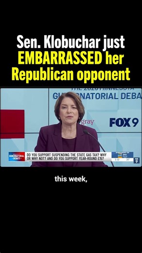 Sen. Klobuchar: Trump's war in Iran is the reason for HIGH gas prices