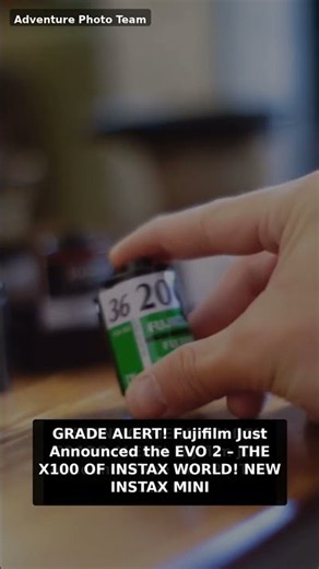 Fujifilm Instax Mini EVO 2 Announced – the X100 of the Instax World #Shorts
