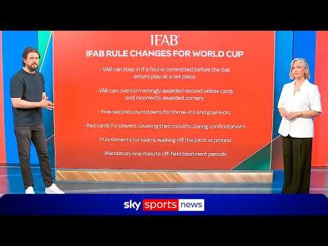 IFAB rule changes for World Cup explained with new VAR powers and anti-timewasting rules introduced