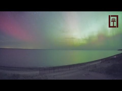 Spectacular Northern Lights Over the Lake | 9 Hours in 5 Minutes (Time-Lapse)