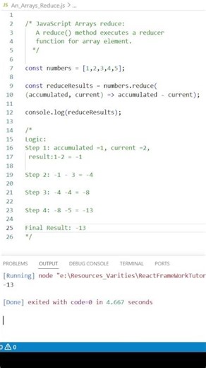 JavaScript An Arrays Reduce