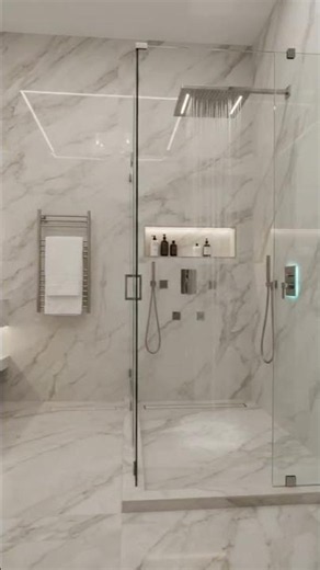 Inside a Next-Generation Luxury Modern Bathroom 🚿✨ #Shorts