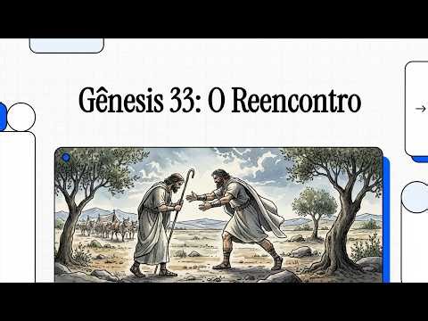 Gênesis Capítulo 33 | O Reencontro | História Bíblica Ilustrada | Bíblia ARA