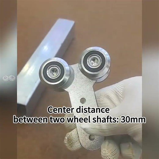 Rong Rolling Durable Sliding Door Rail and Hanging Roller Galvanized Smooth Operation
