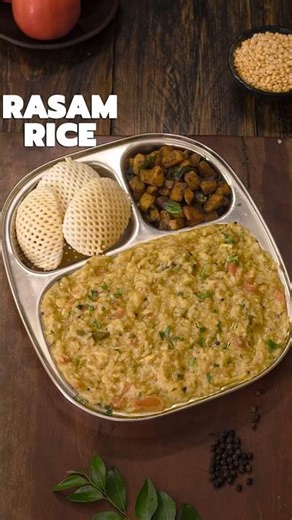 Rasam Rice Recipe | One Pot South Indian Meal | Lunch Ideas Under 15 Min