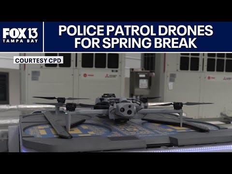 Clearwater police testing drone program to help with spring break