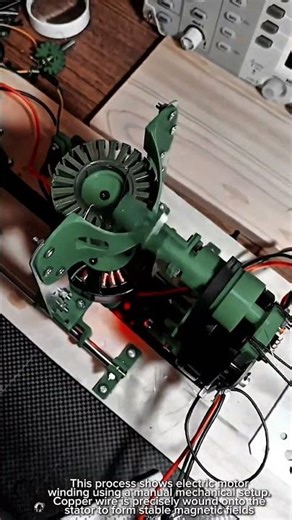 Electric Motor Winding Work Tool Using Manual Mechanical System #worktool